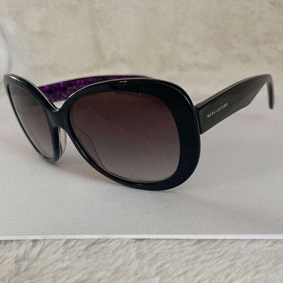 Marc Jacobs MARC 261S Womens Plastic Sunglass 2HQ Black White Havana 56-18 145 - Picture 4 of 12